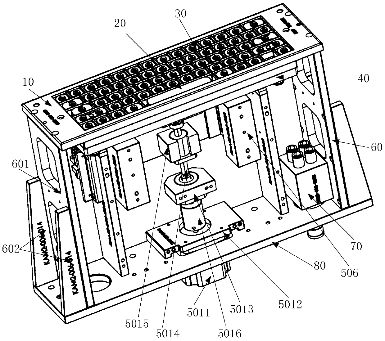 Full-automatic precise assembling equipment for keyboard keycap