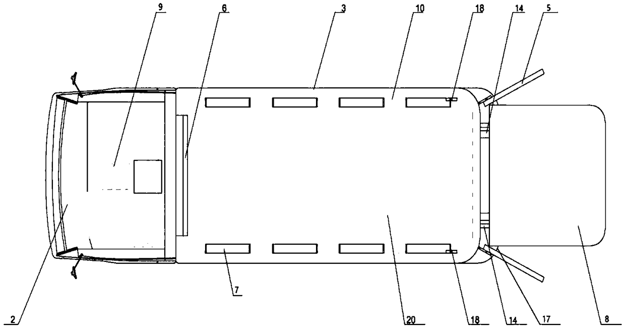 Multifunctional professional transport vehicle