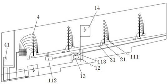 Multi-dimensional automatic monitoring system for multiple indexes of slope soil