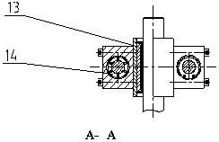 A kind of auxiliary tooling for clutch armature of die-casting machine assembly line