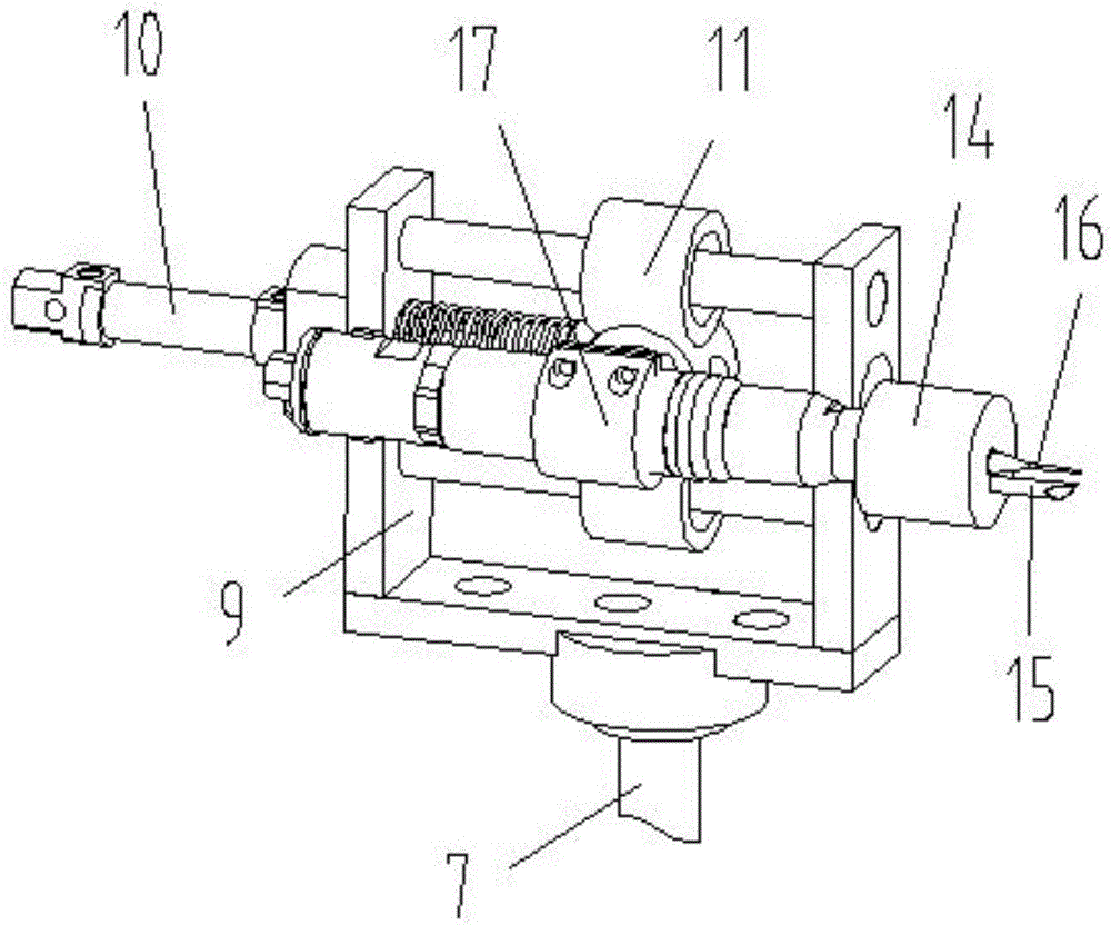 Gear cutting machine on gear shaft integrated piece
