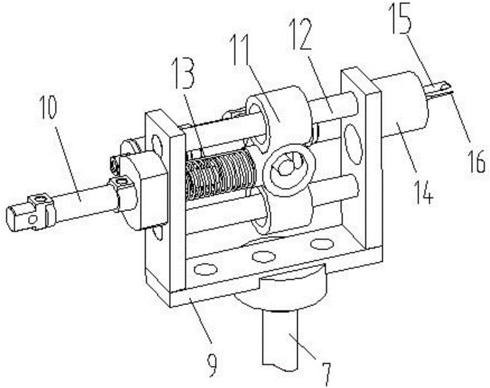Gear cutting machine on gear shaft integrated piece