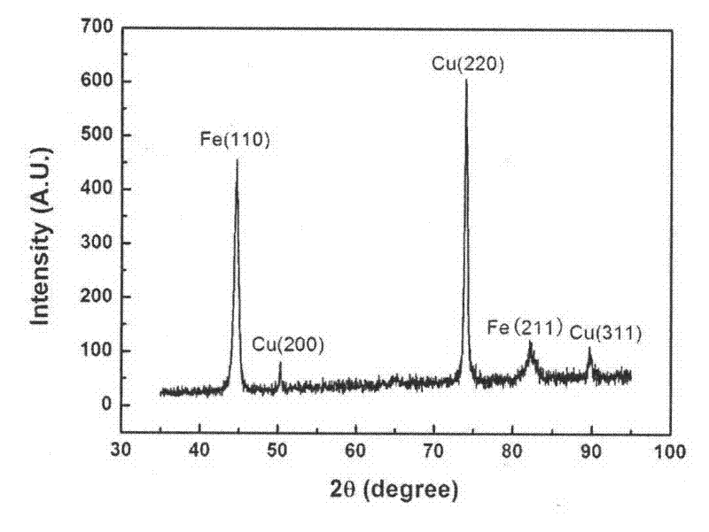 Method for preparing high-purity porous iron film by adopting electrochemical method