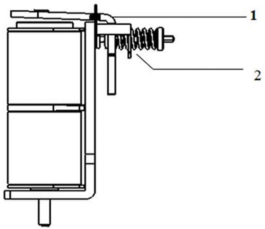 A Double Spring Reaction Force Structure of Railway Signal Relay