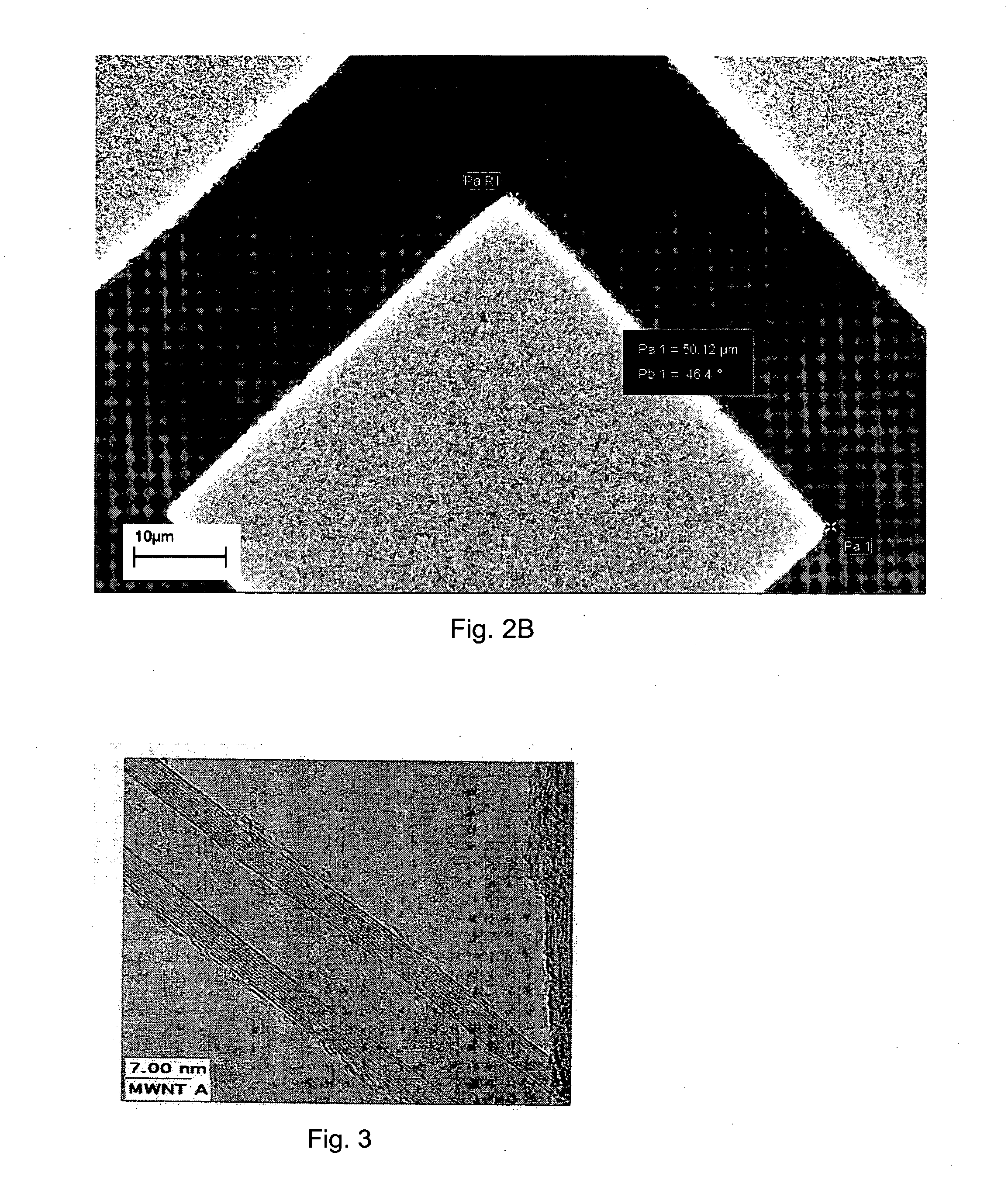 Method and apparatus for transferring an array of oriented carbon nanotubes