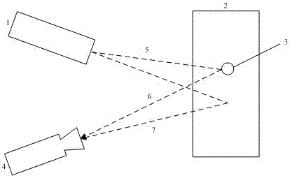 A vision measurement specular reflection light interference suppression method