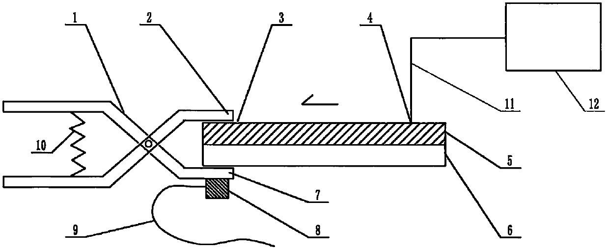 Easy-to-disassembly structure AIDS diagnostic device using dual-drive coupled mode