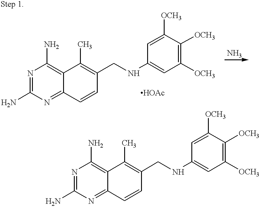 Thermally stable trimetrexates and processes for producing the same