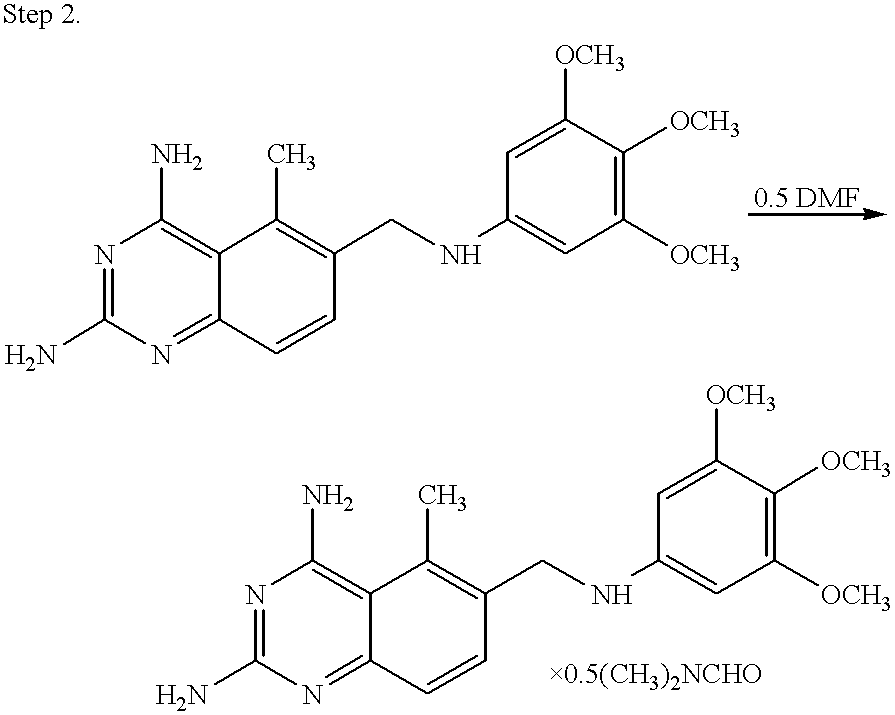 Thermally stable trimetrexates and processes for producing the same