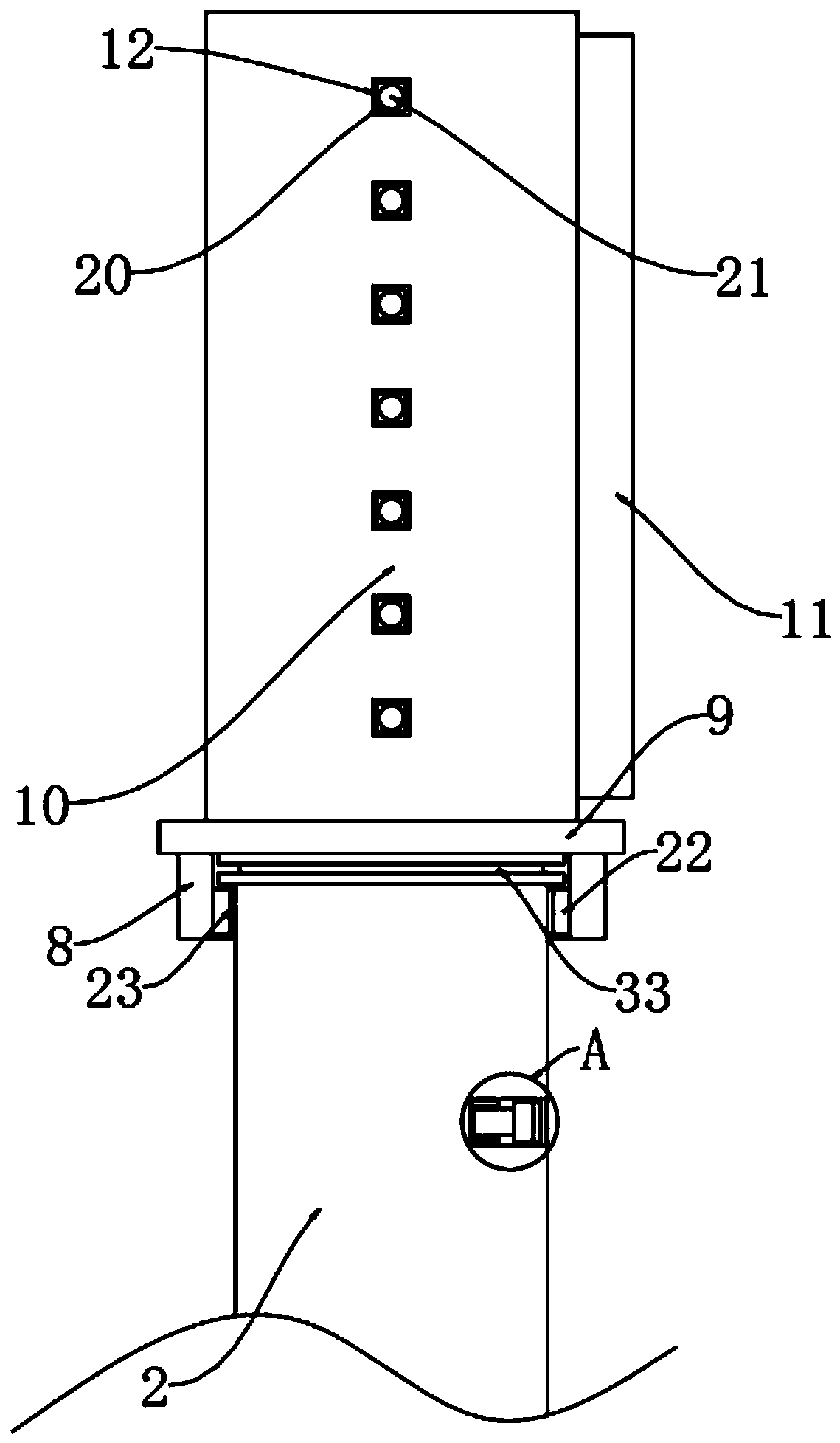 Multifunctional high-altitude high-point support