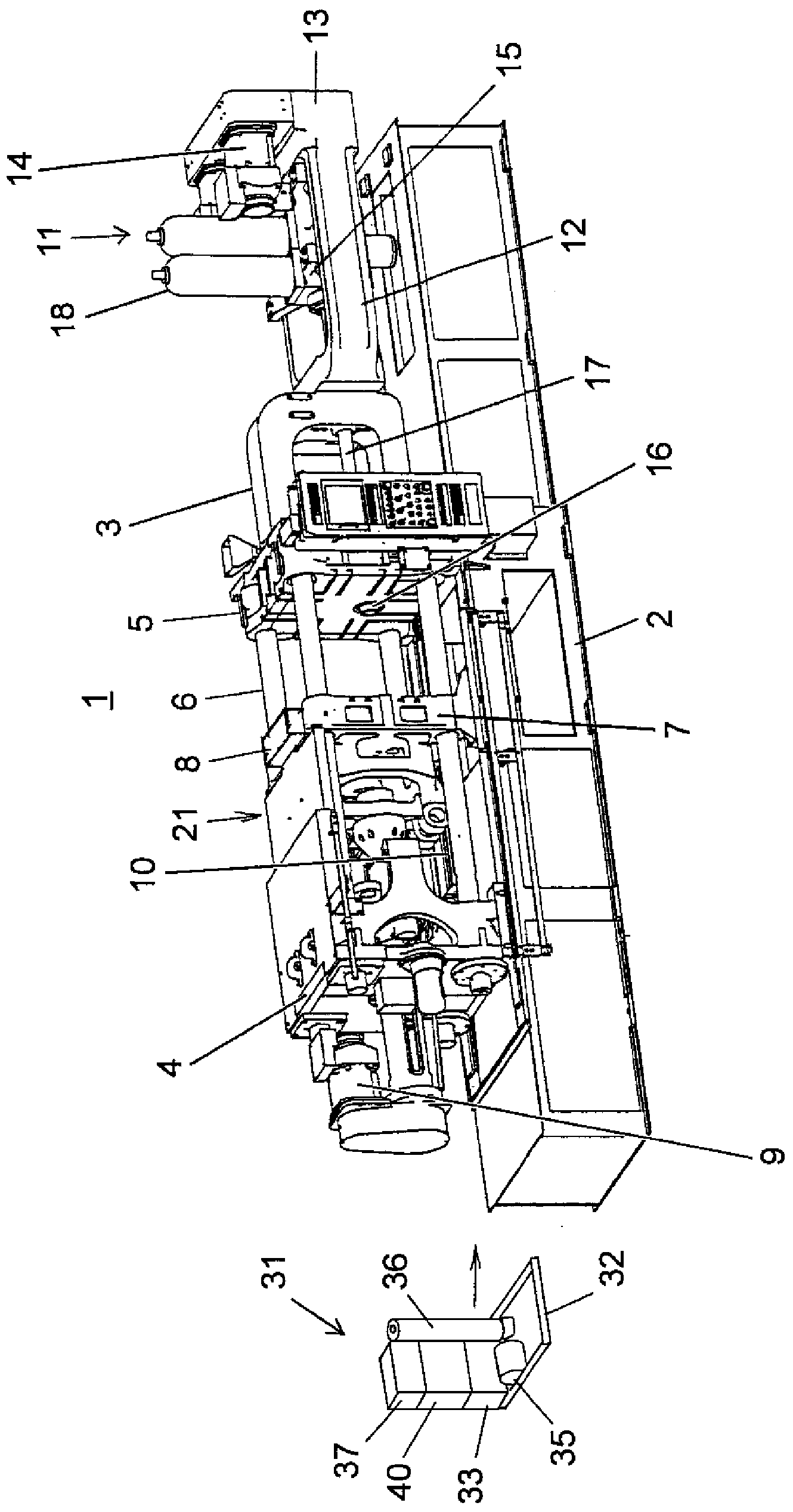 Electric die-casting machine with core-riving hydraulic unit