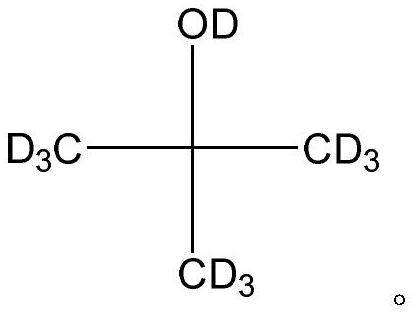 A kind of preparation method of all deuterated tert-butanol