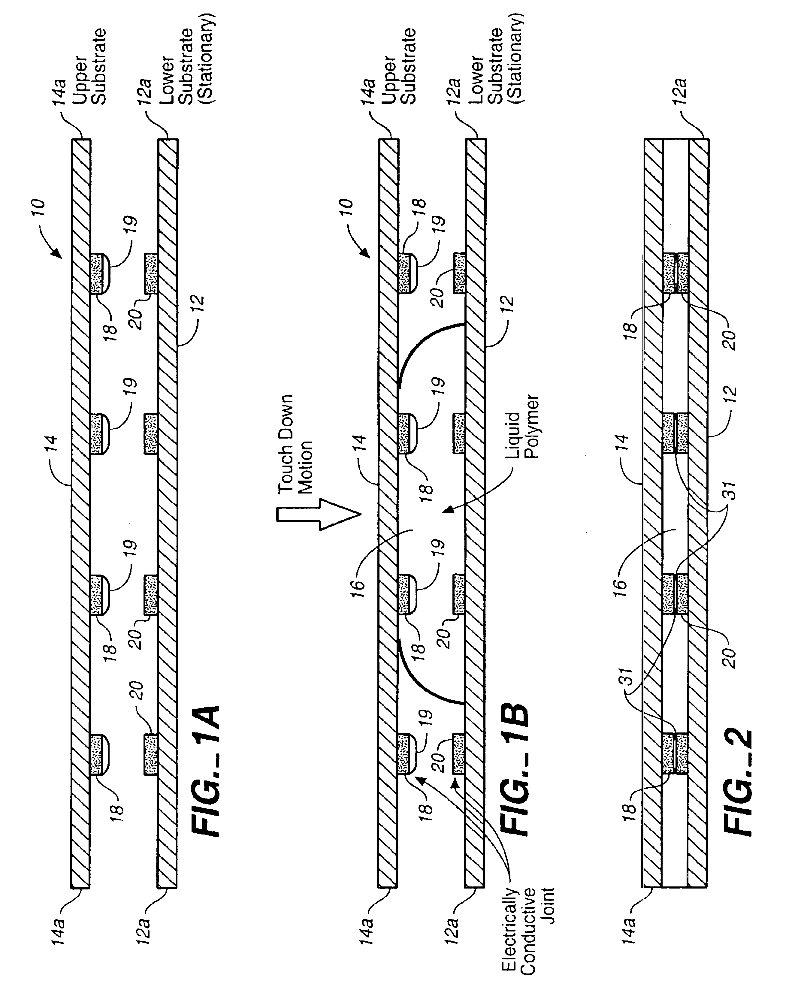 Method for joining conductive structures and an electrical conductive article