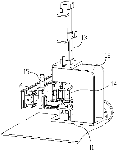 Assembling detecting mechanism for sleeve and iron ring of anode part