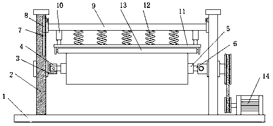 Winding device for textile fabric processing