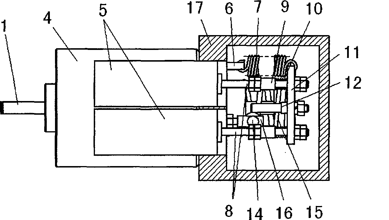 Rack redundant electromagnetic driver of oil pump for diesel engine