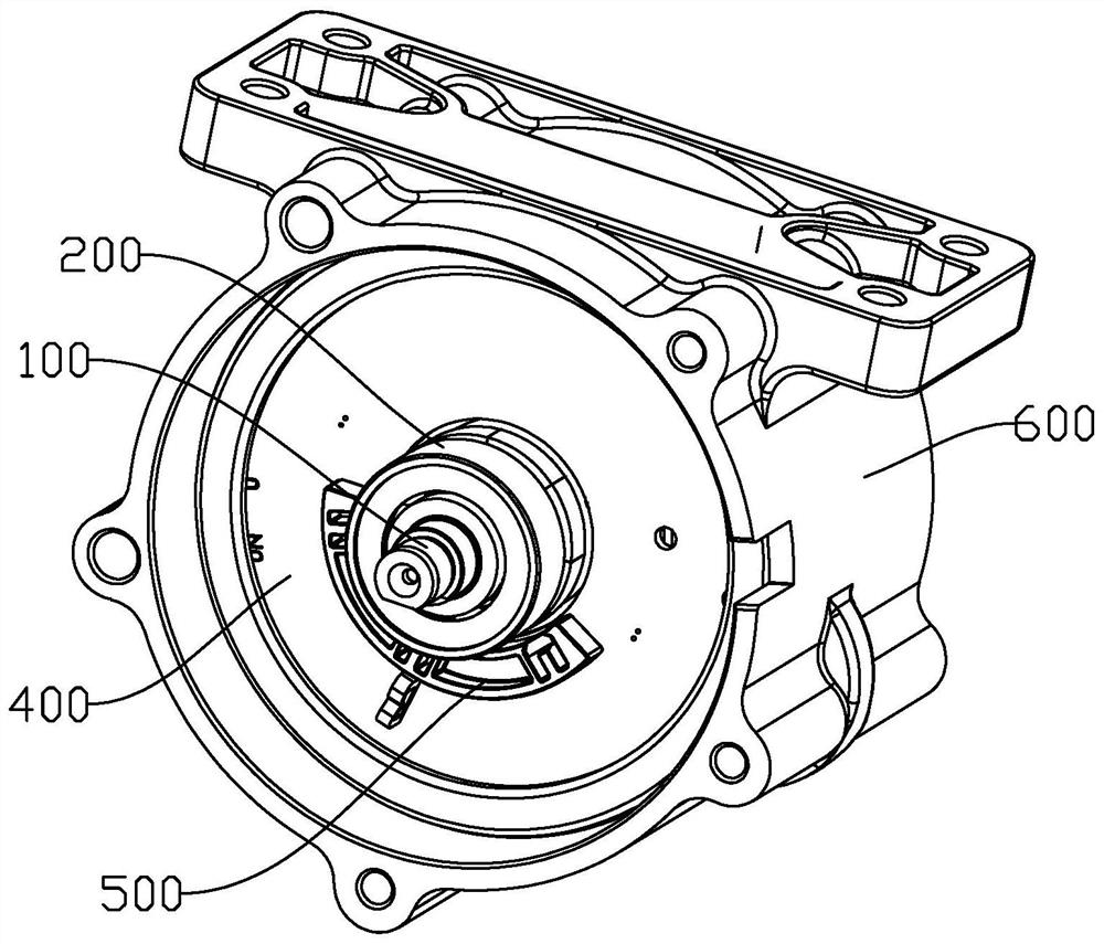 Magnetic ring encoder structure of brushless motor and brushless motor