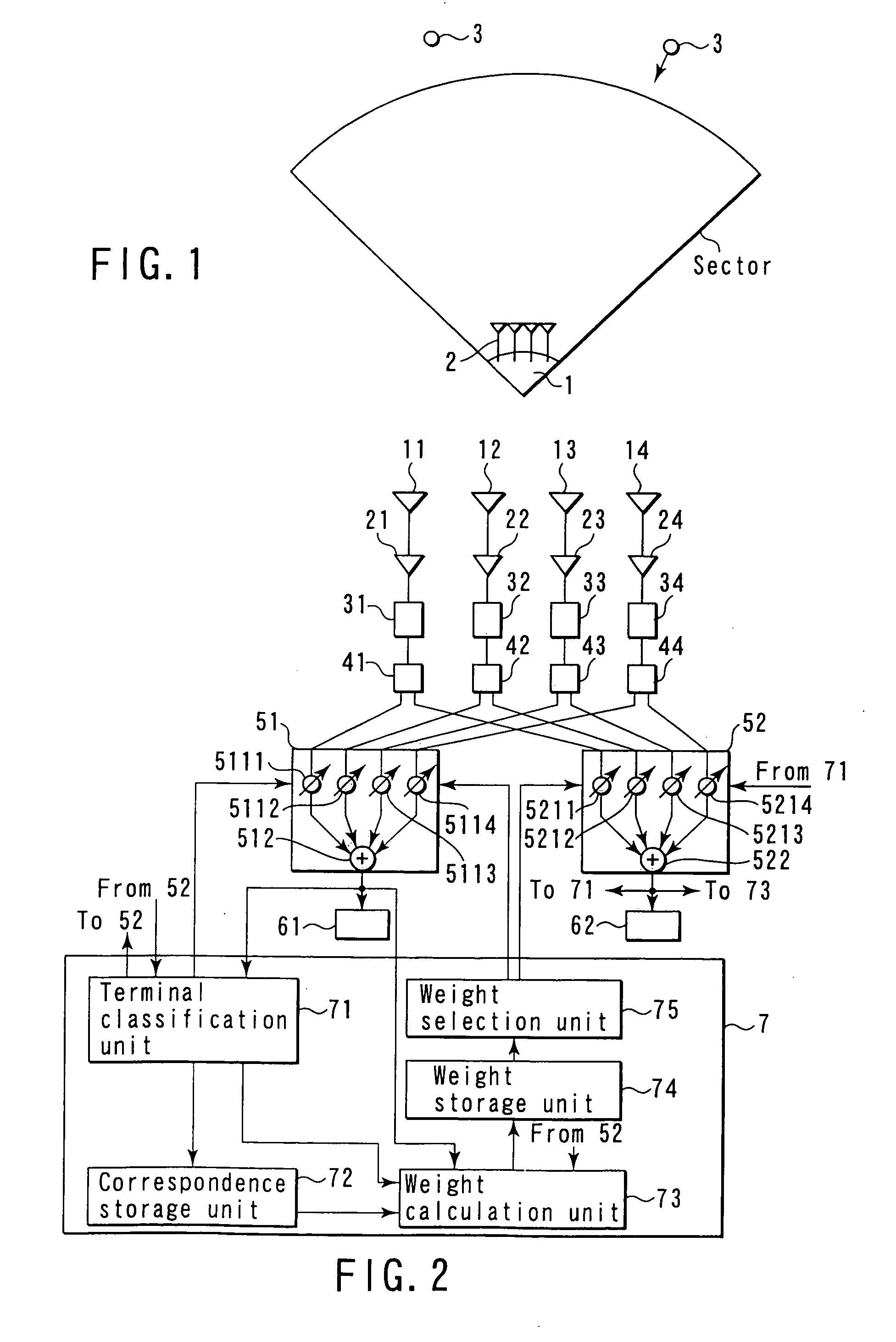 Wireless communication system, weight control apparatus, and weight vector generation method