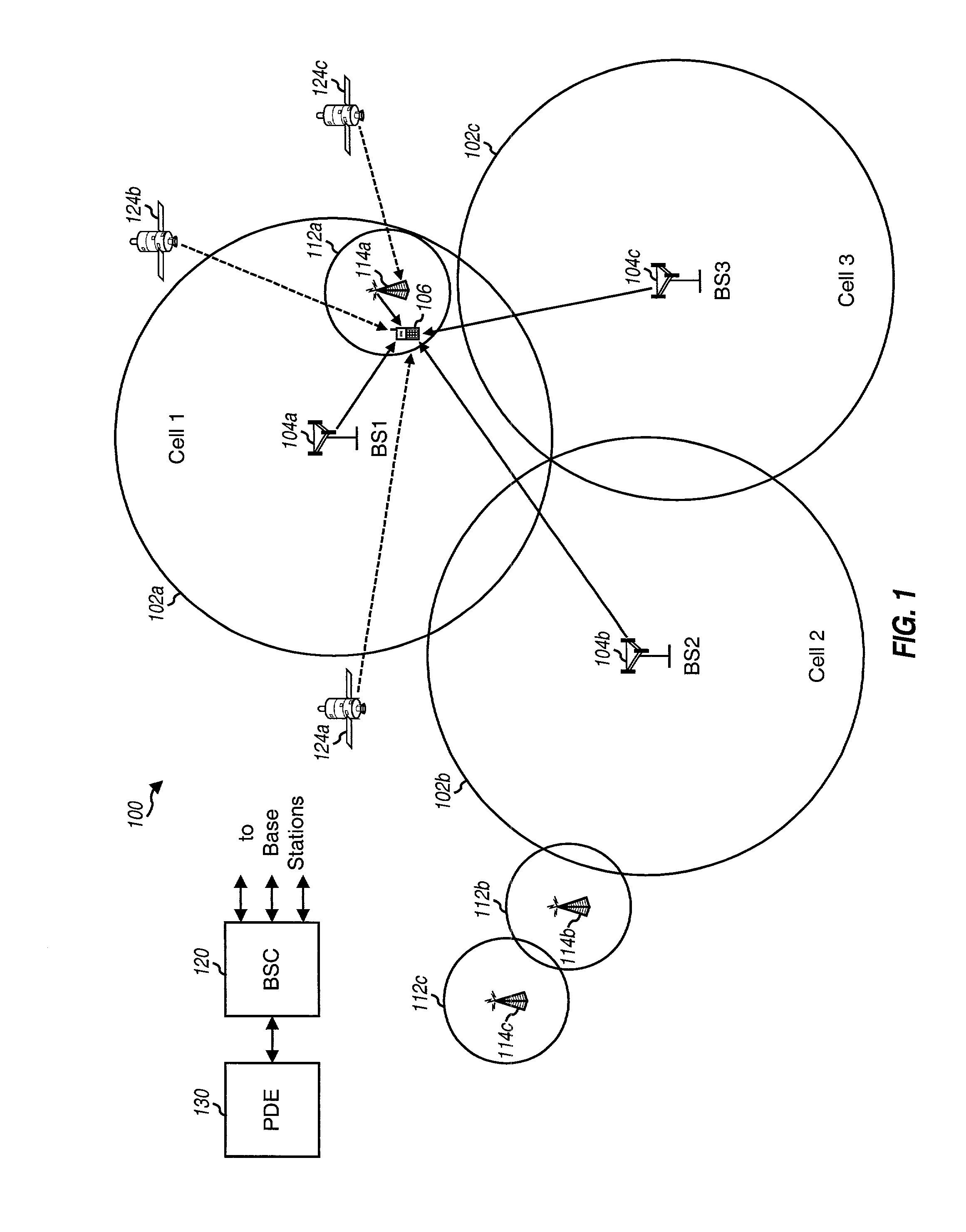 Position determination in a wireless communication system with detection and compensation for repeaters