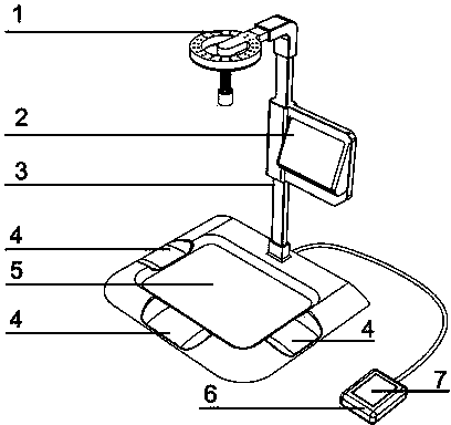 Freestyle restaurant self-service payment device based on image identification and application method of device