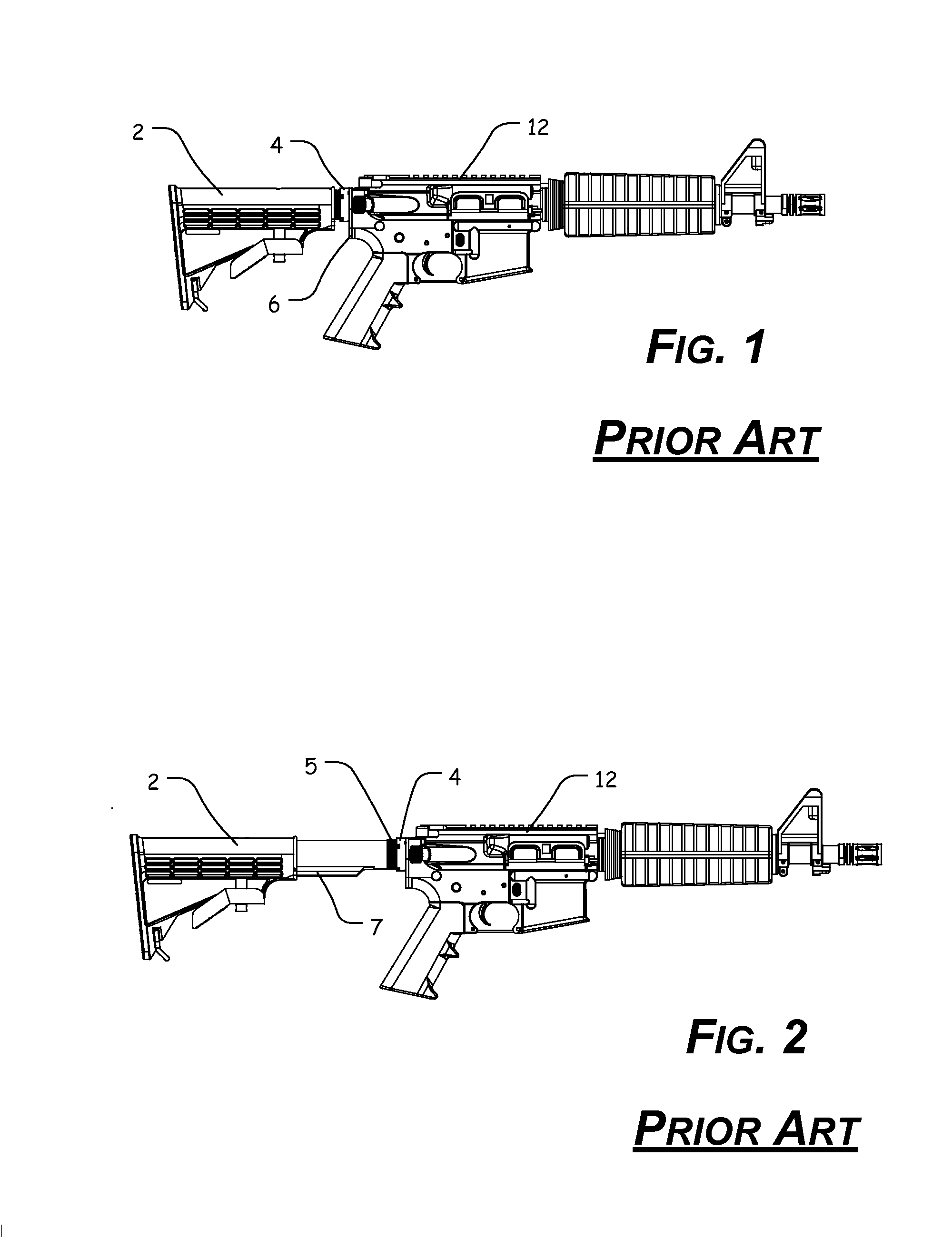 Receiver and Collapsible Buttstock for a Firearm