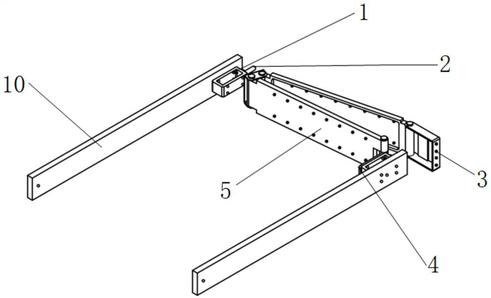 Wire-following frame of universal chassis