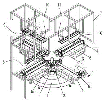 Motor rotor surface pickling and deburring machine