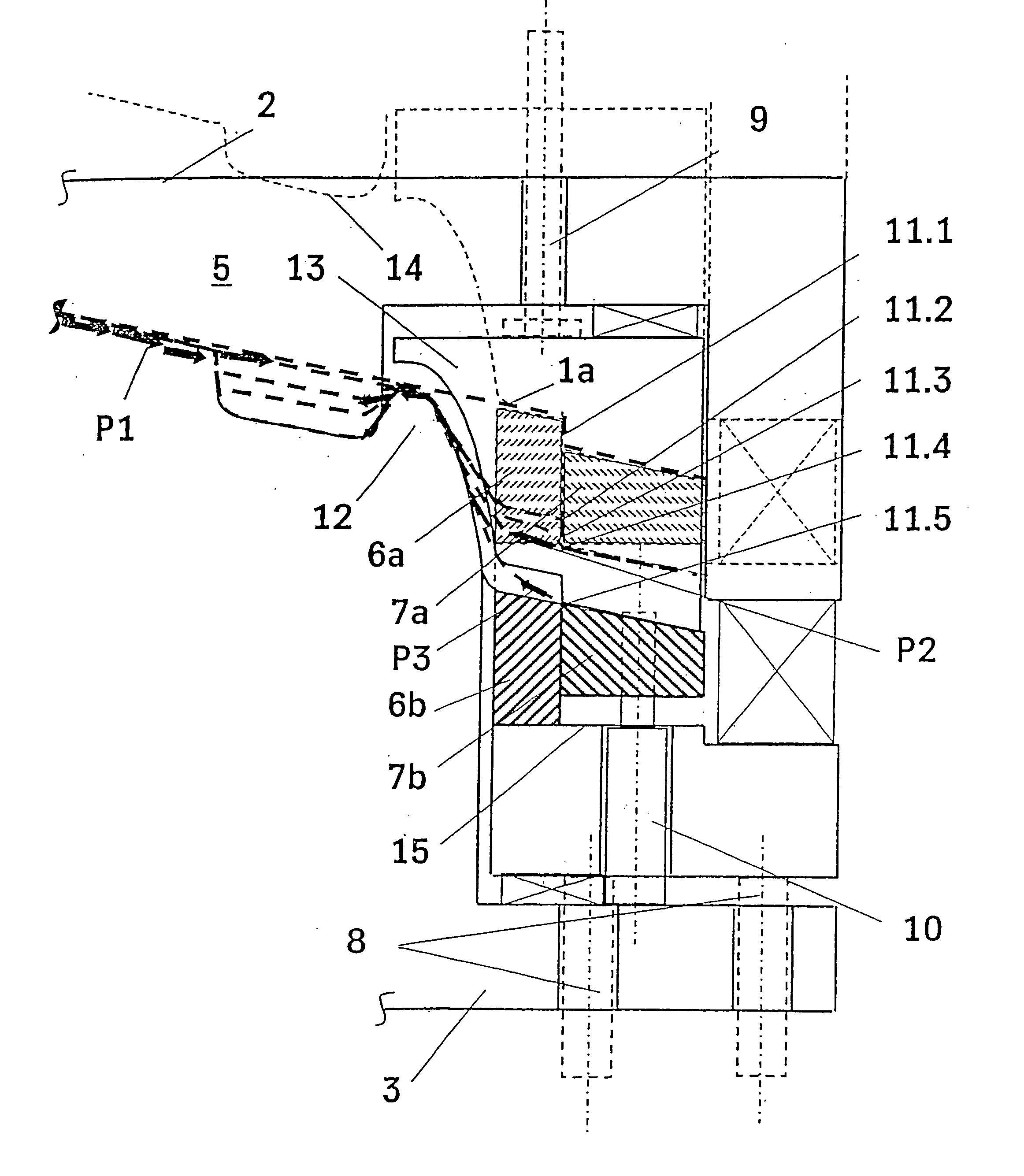 Method for controlling the material flow during the deep-drawings of sheet metal, and deep-drawing tool