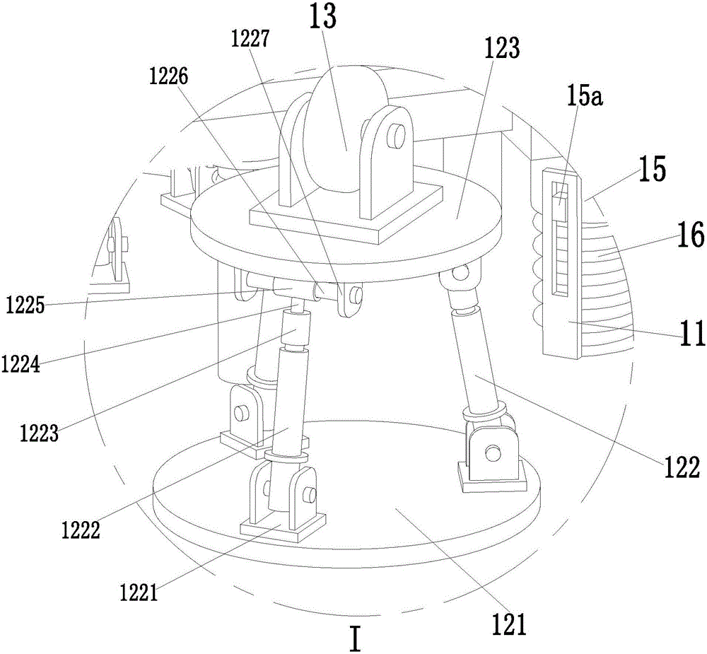 Self-stability supporting device for building