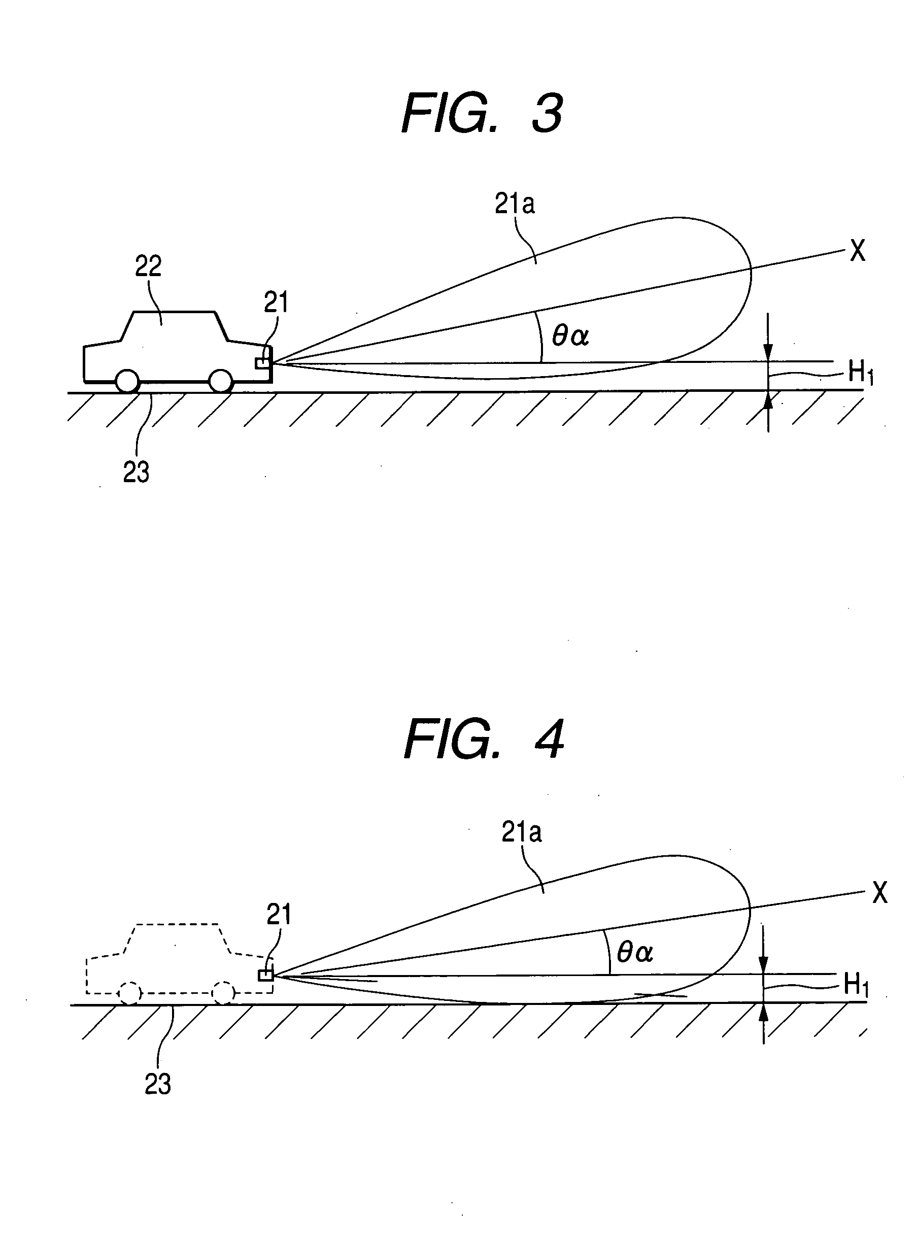 Method for attaching radar for vehicle, radar for vehicle, and monitoring method