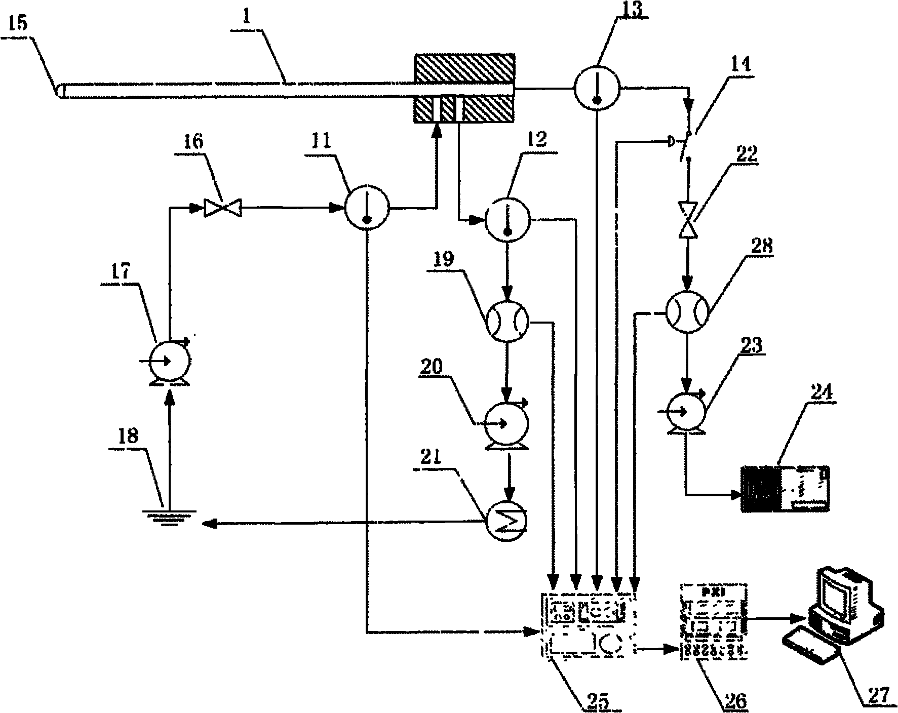 Enthalpy probe for diagnosing thermal plasma