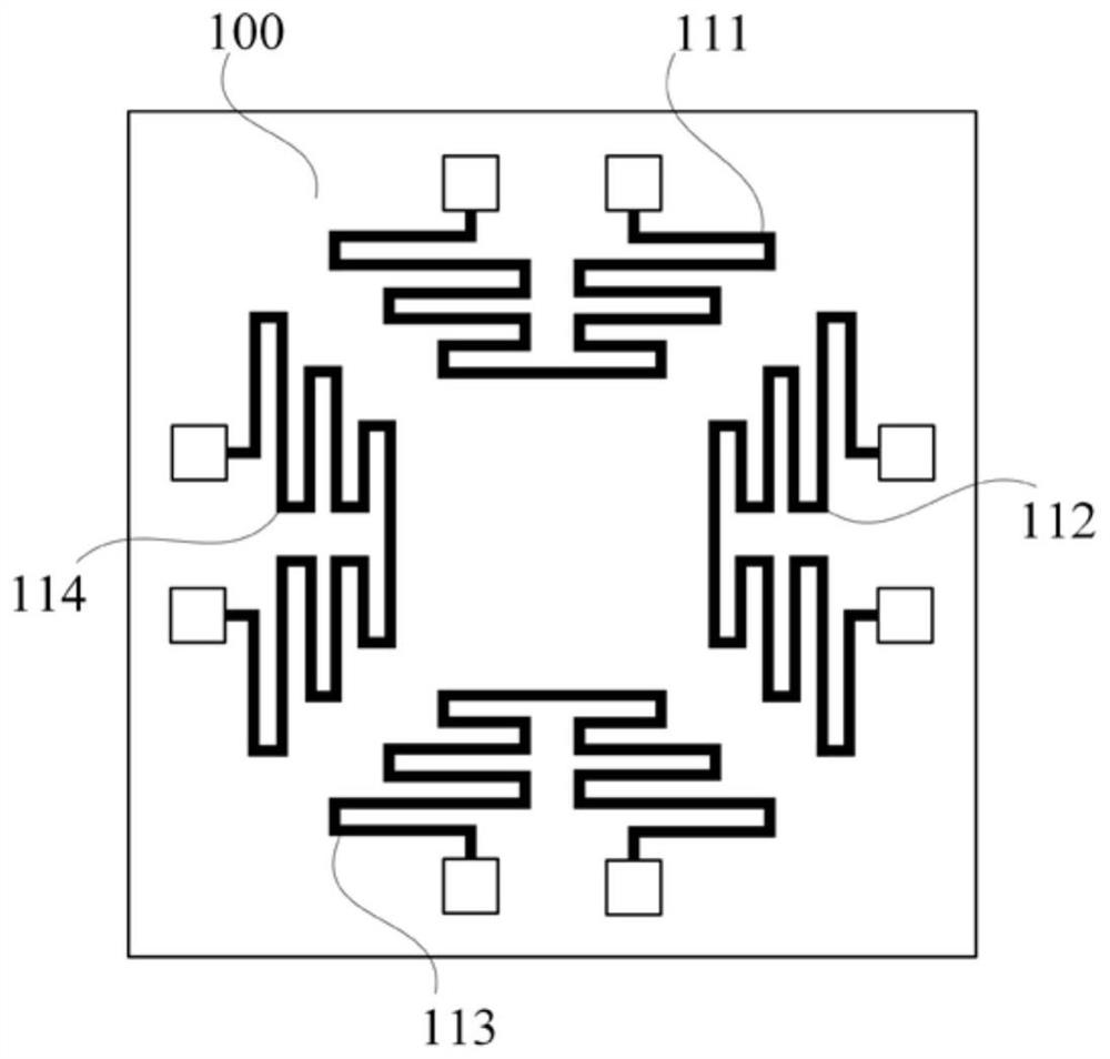 Heating and temperature measuring integrated wind speed and wind direction sensor