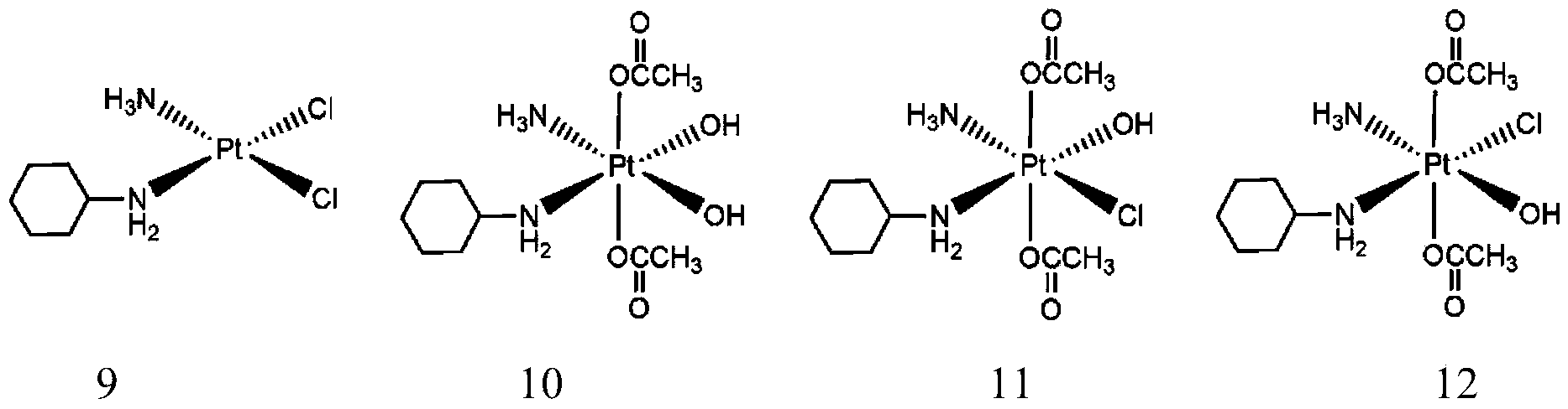 Pt (IV) type anti-cancer medicine with mixed axial ligands and preparation method thereof