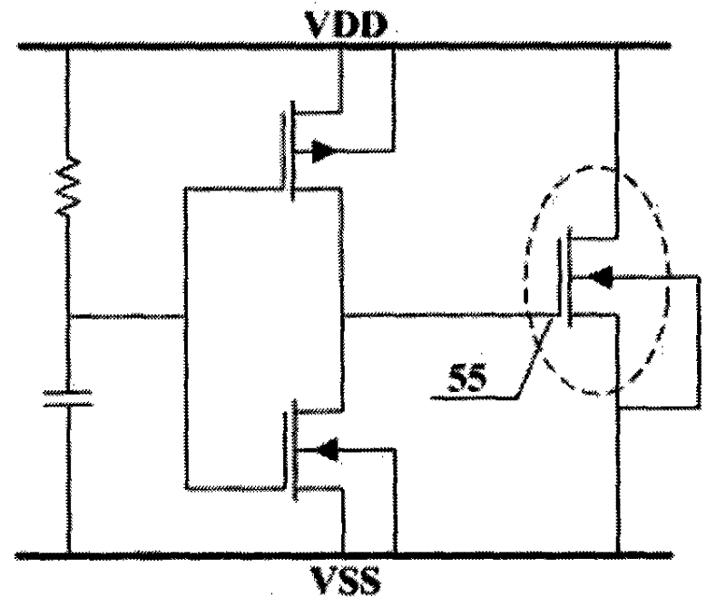 Dual-channel electrostatic discharge protecting circuit based on RC-triggering