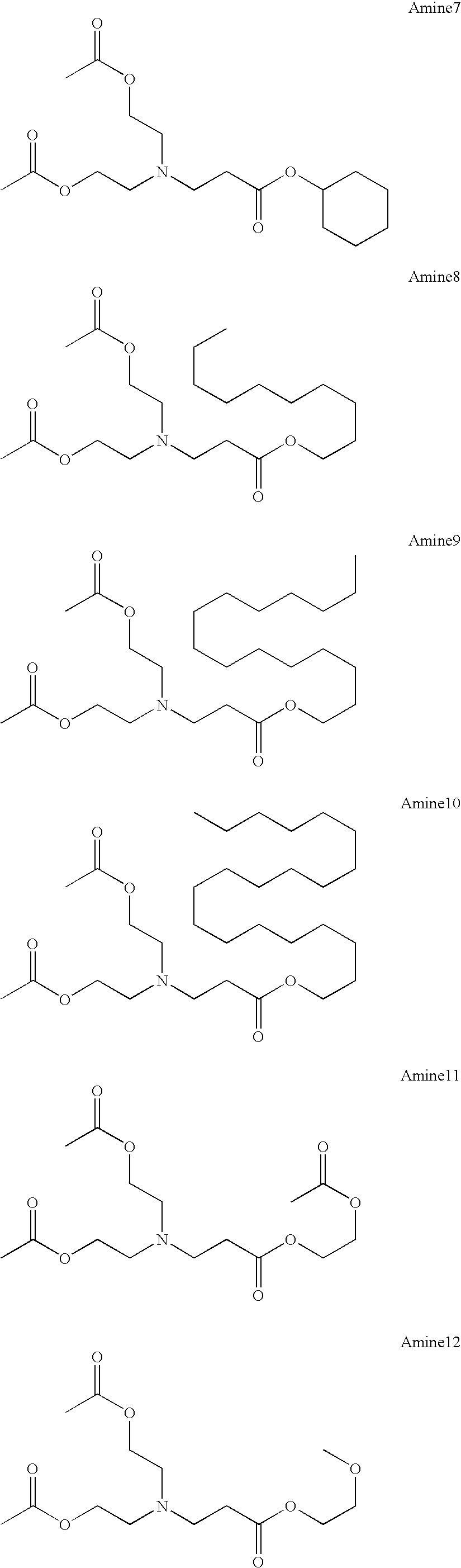 Novel Tertiary Amine Compounds Having An Ester Structure And Processes For Preparing The Same