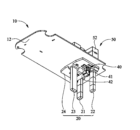 Power supply expansion structure with socket and plug and power supply expansion device