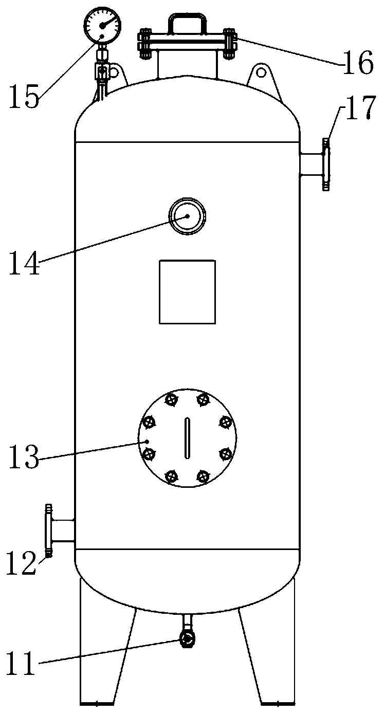 Desulfurization method of gas storage tank system