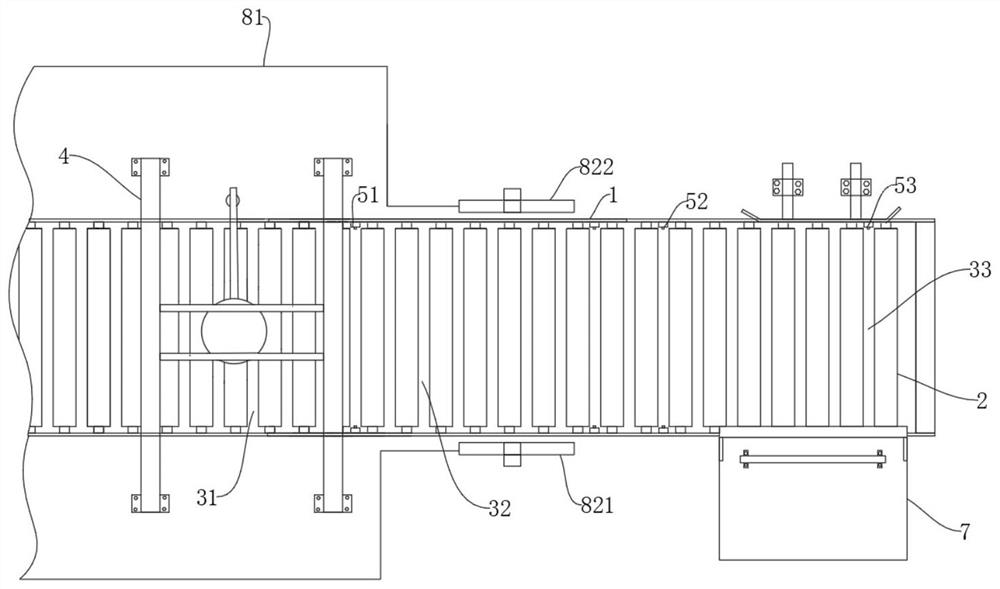 Stacking conveying roller way