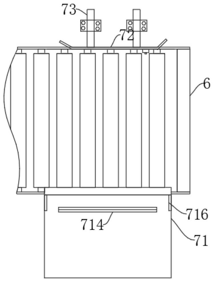 Stacking conveying roller way