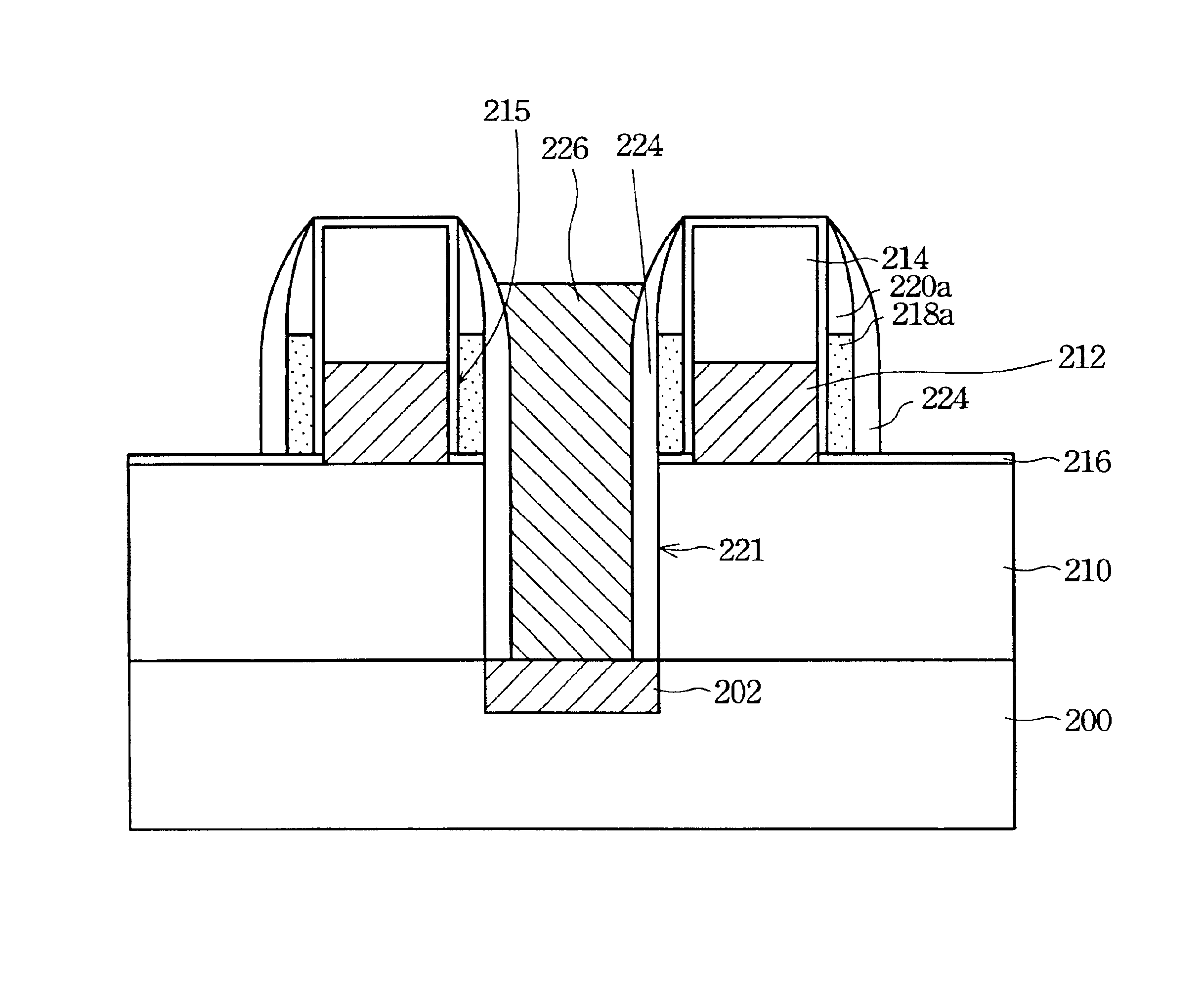 Stacked spacer structure and process