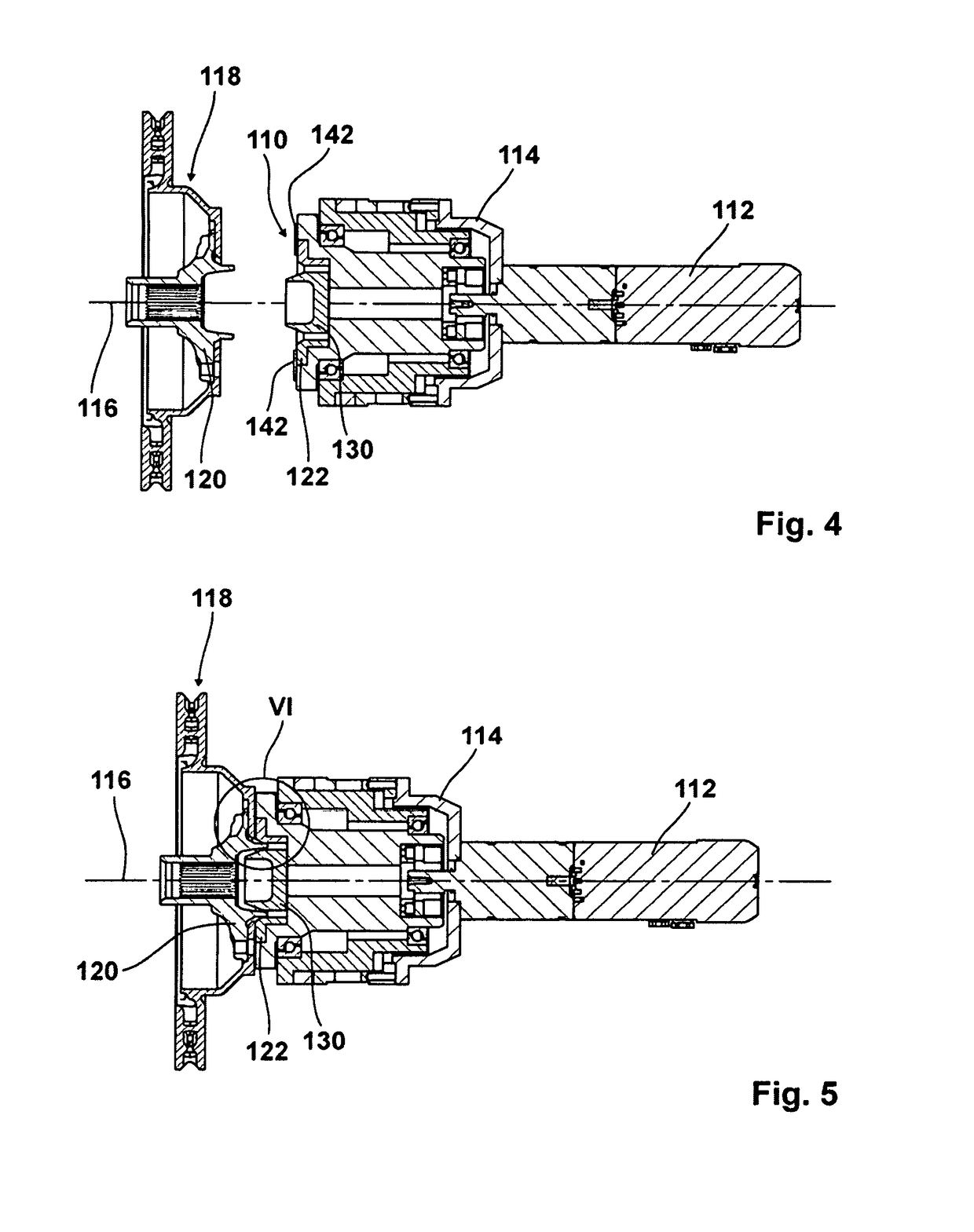 Device for measuring the geometry of a wheel axle of a motor vehicle