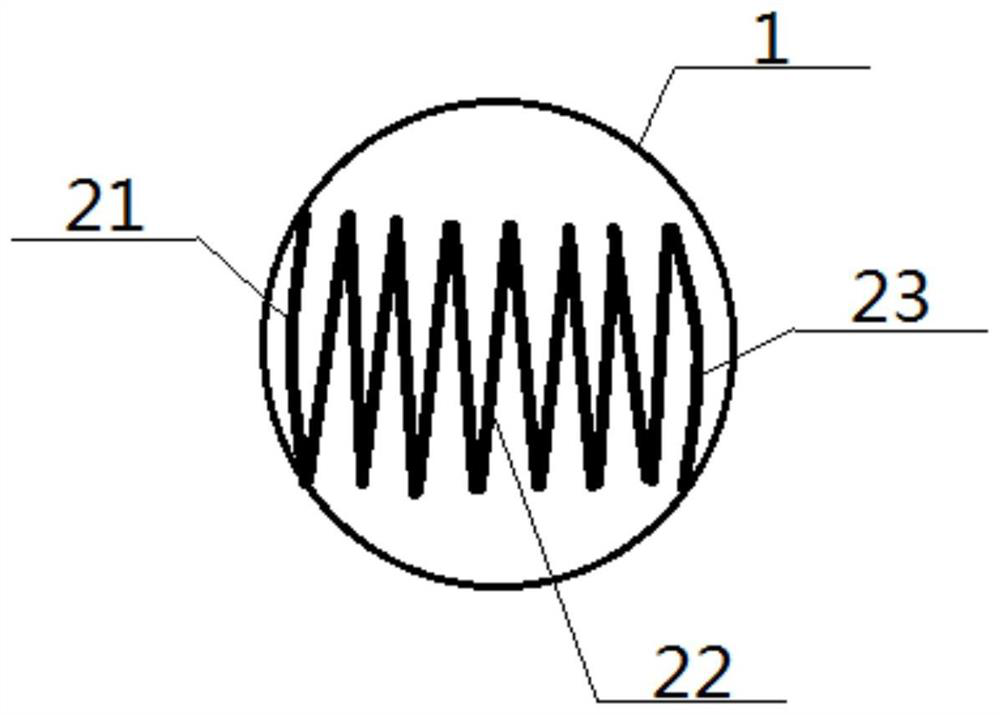 Multi-directional flue gas cooling element
