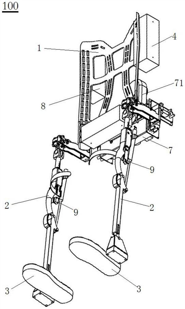 Man-machine interaction intelligent control method of load maneuvering exoskeleton and exoskeleton system