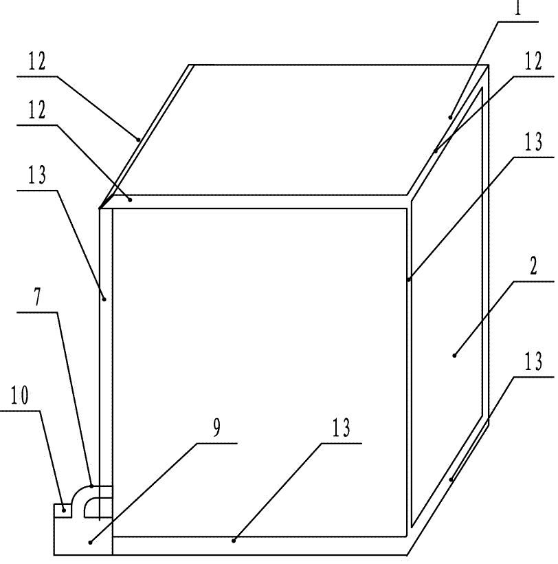 Prefabricated house frame structure