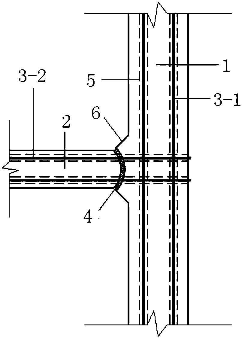 Prestressed Prestressed Prefabricated Concrete Node Surface Connection Structure