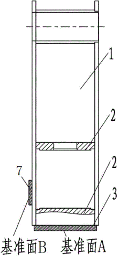 Method for slotting and cutting inner wall of noncontinuous box