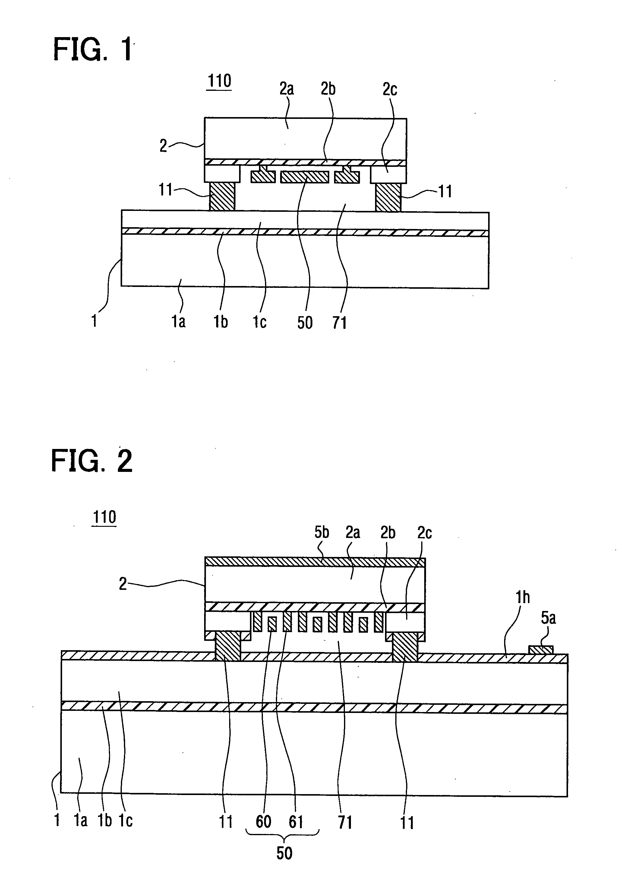 Semiconductor device having multiple substrates