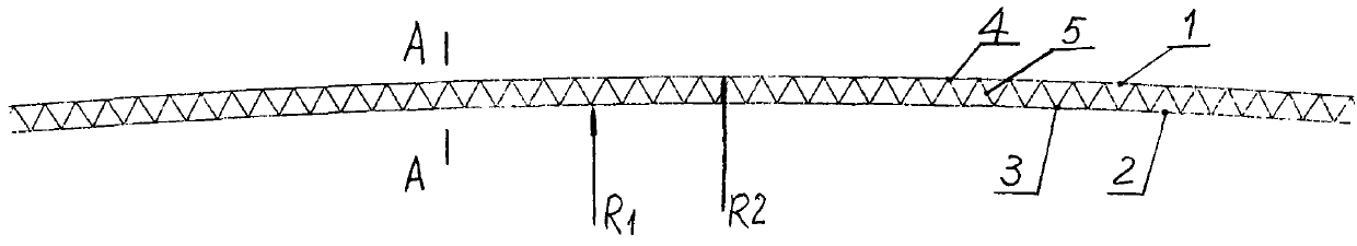 Spherical netted shell combined structure