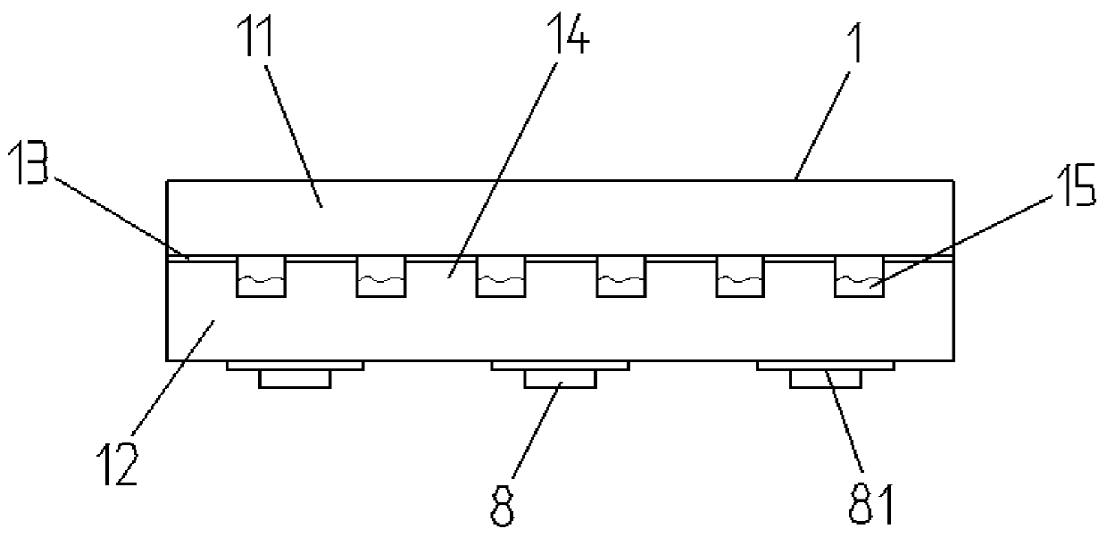 Thermal conductivity test platform based on visual planar heat pipe and test method thereof