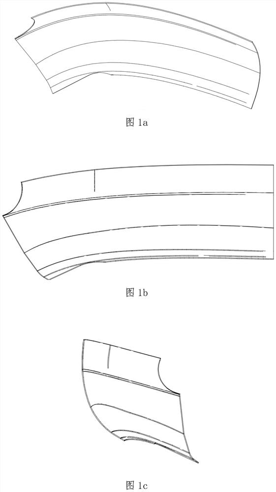 Forming and correcting manufacturing method for aluminum alloy vehicle head skin of urban railway vehicle
